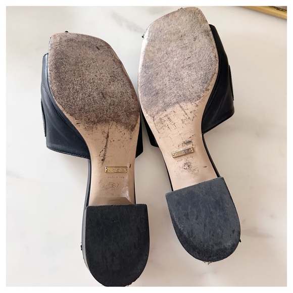 Gucci Zumi Leather Sandals 37 - Picture 8 of 10